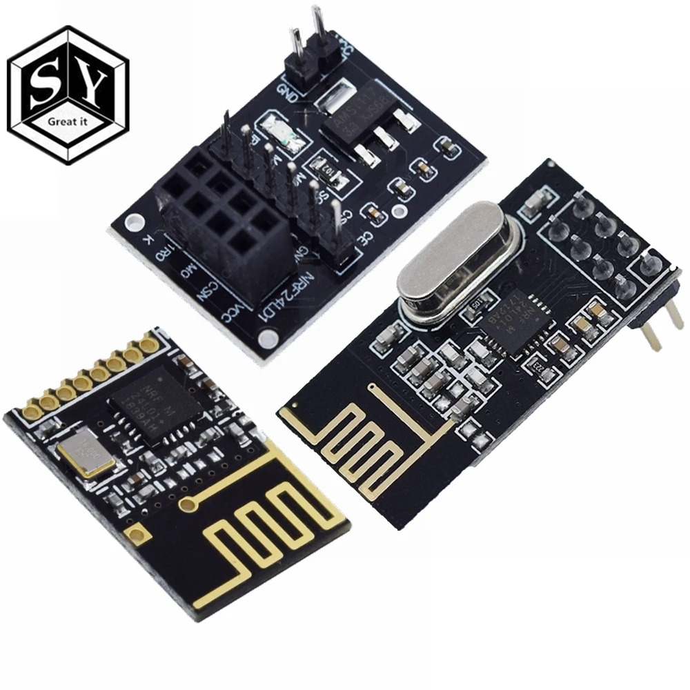 Отлично подходит для Arduino NRF24L01 + модуль беспроводной передачи данных 2