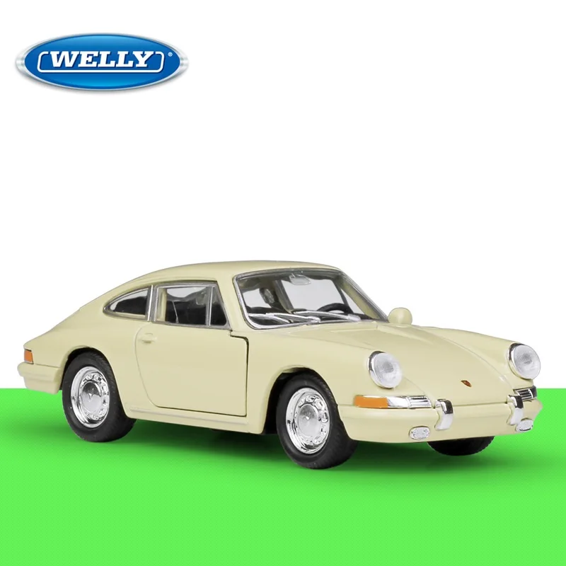 Welly 1:36 литая 1964 911 спортивная машина с высоким металлическим сплавом модель