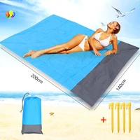 camping mat waterproof beach blanket outdoor grounding mat mattress picnic pocket carpet rug portable folding sleeping bed pad