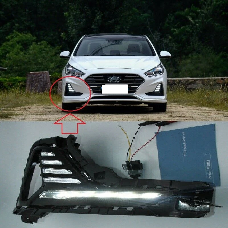Передсветильник противотуманные фасветильник для Hyundai Sonata 2018 2019 + | Фара для авто в сборе -4000275741545