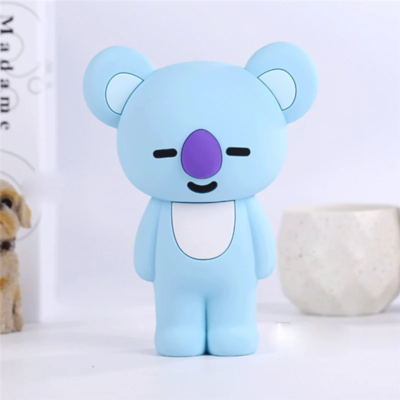 Q UNCLE пенал Чехол 3D мультфильм Синий коала Школа Офис силикагель пенал|Пеналы| |