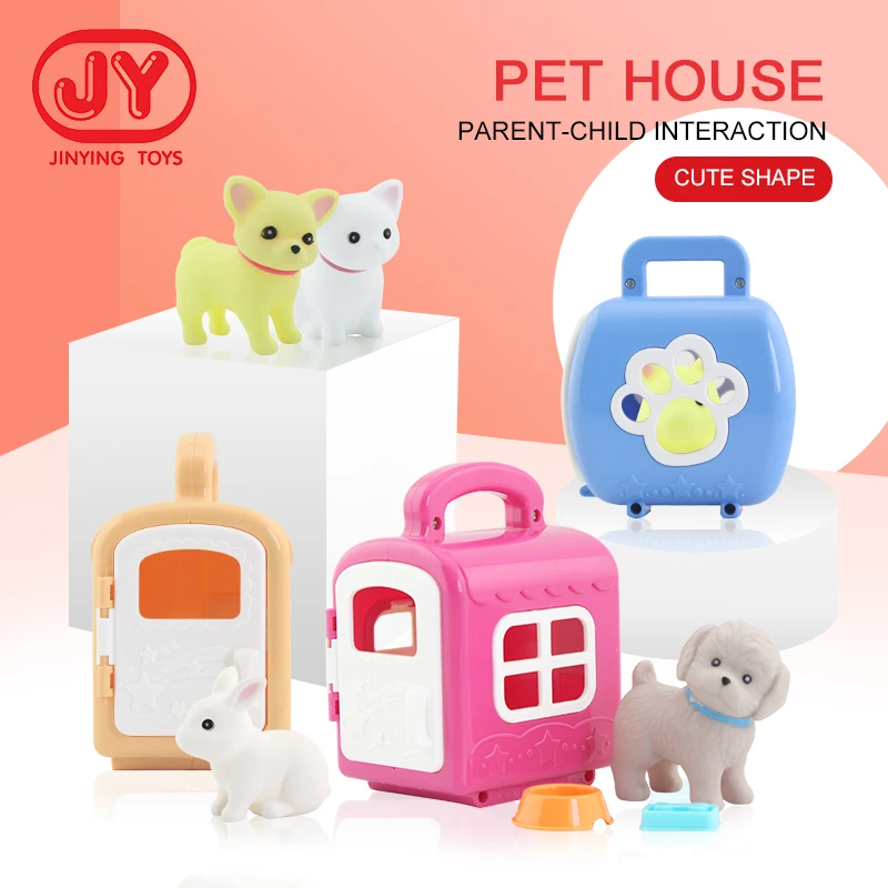 Детские Веселые детские игрушки подарок Мультяшные животные модель пасхальные