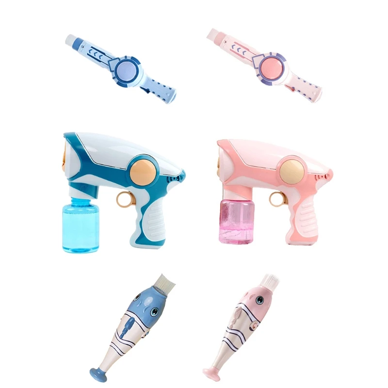 

Bubble Machine Cute Cartoon Fish Automatic Bubble Summer Parent Child Toys 40JC