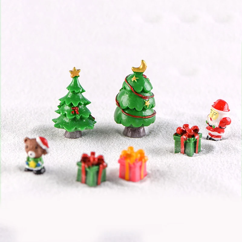 2020 DIY миниатюрная Рождественская елка серии микро пейзаж мини сказочный сад для