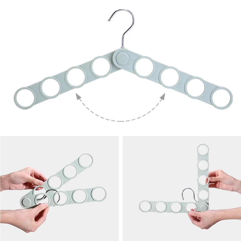 Пластиковые складывающиеся вешалки для шарфа сушилка одежды хранения полотенец