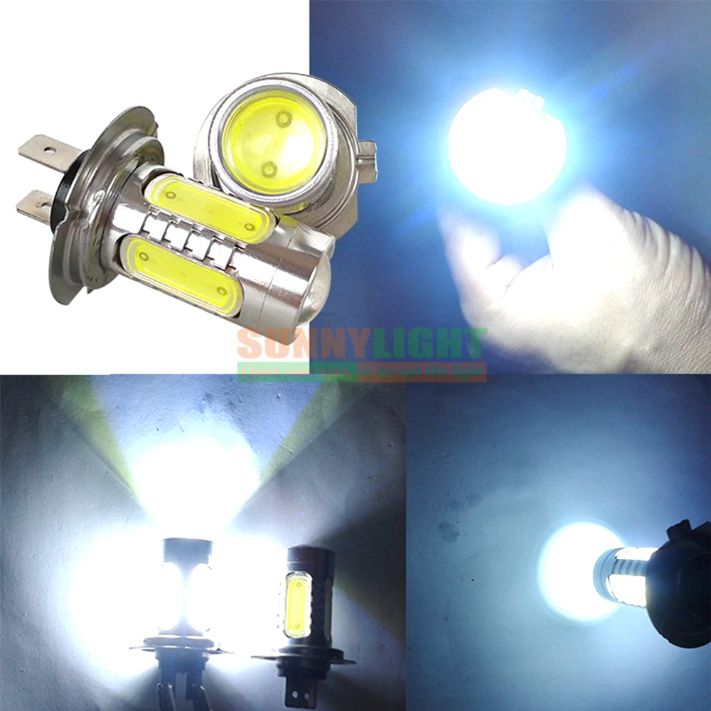 1 шт. Автомобильные светодиодные лампы H7 COB 7 5 Вт 6000 К|car h7|bulb 12vh7 cob |
