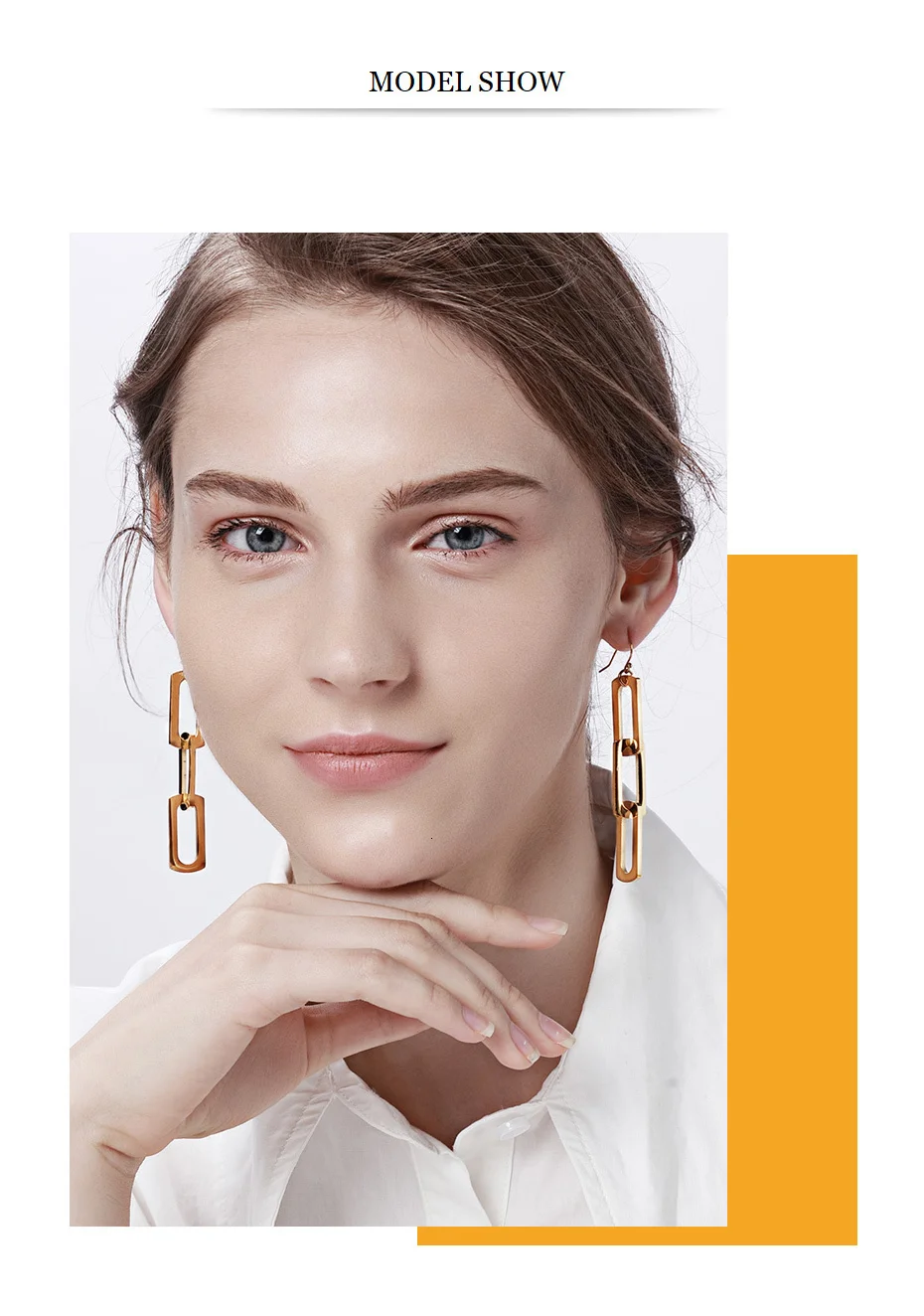 Vnox Look, тонкие длинные серьги для женщин, идеальные подарки, ювелирные изделия из нержавеющей стали, полые шпильки, висячие серьги oorbellen
