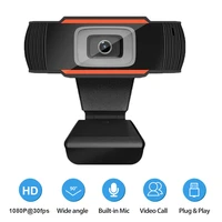 usb computer webcam full hd 1080p webcam camera digital web cam with micphone for laptop desktop pc tablet rotatable camera