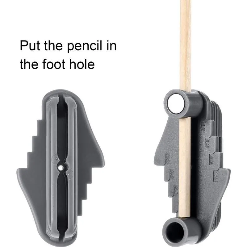 

1pc Woodworking Center Finder Multifunction Centerline Contour Gauge Scribe Fits Diy Standard Wooden Pencils Line Marking Tools
