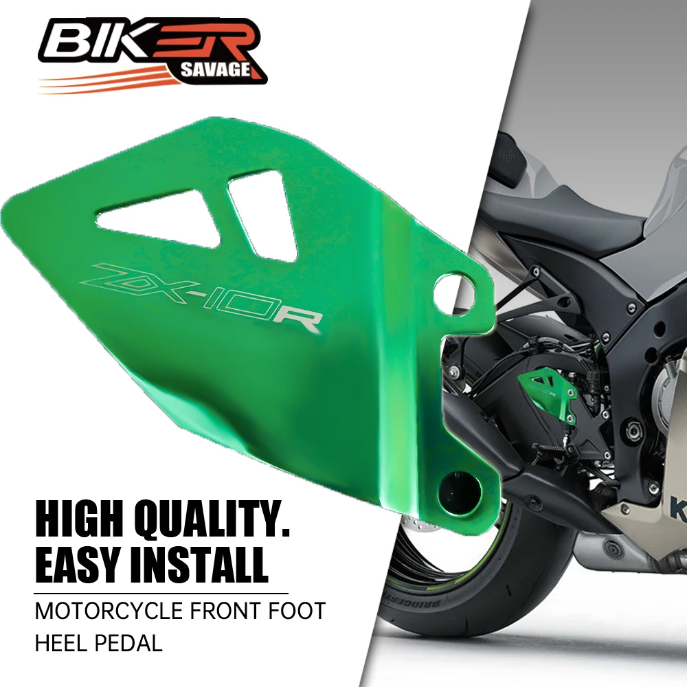 

Мотоциклетная Передняя педаль на ножках для KAWASAKI ZX-10R NINJA 2011-2022 ZX10RR 2017-2020 аксессуары крепление кронштейна для Кафе Racer