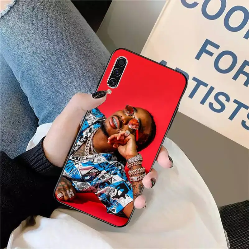 

Rapper Migos Quavo Takeoff Offset Phone Case For Samsung galaxy S 9 10 20 A 10 21 30 31 40 50 51 71 s note 20 j 4 2018 plus