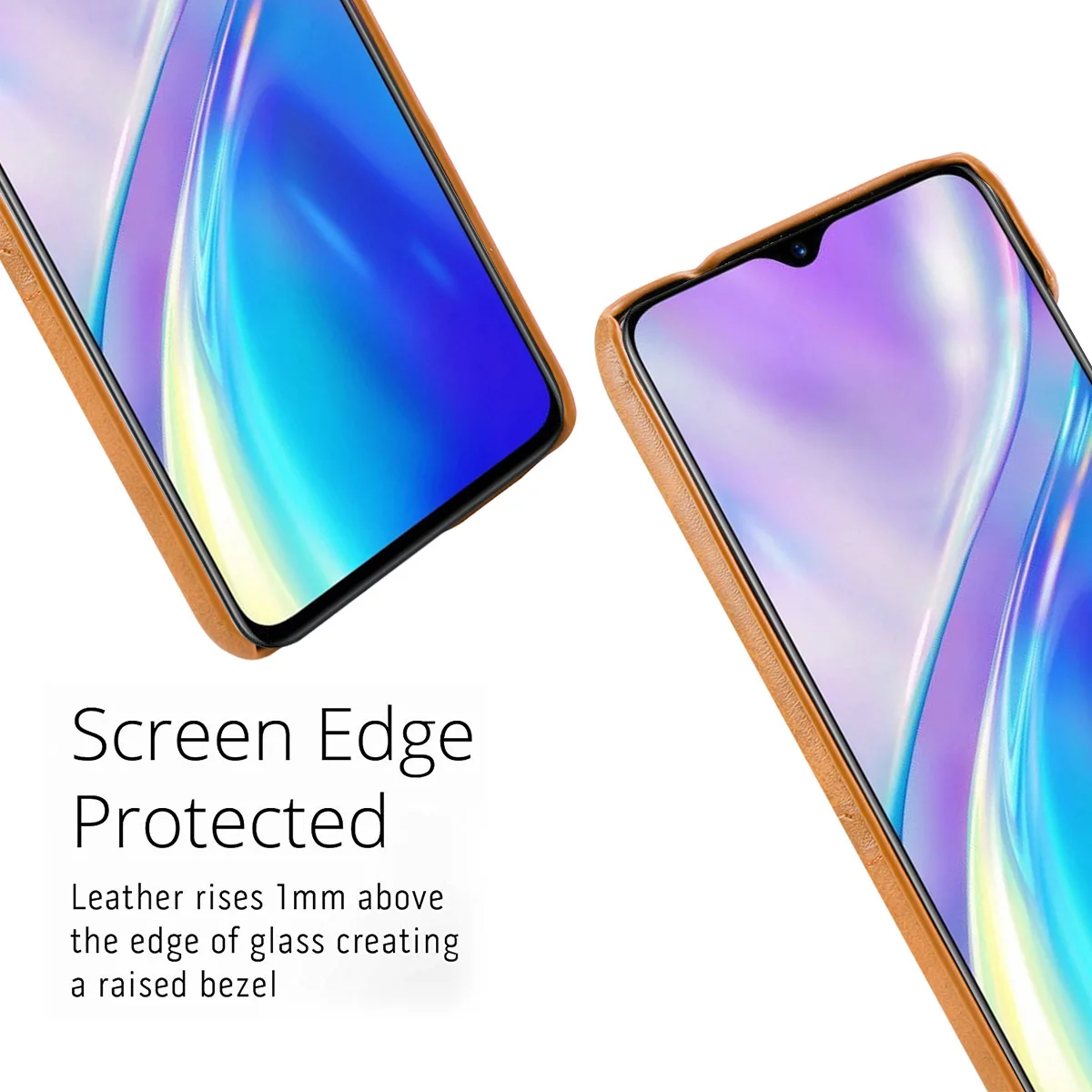 Чехол для Oppo Realme XT защитный чехол из искусственной кожи до середины икры с
