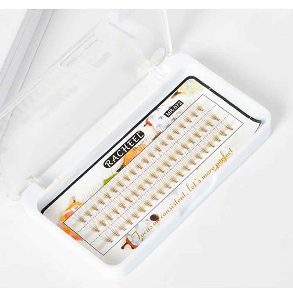 Self Grafted Eyelashes Caramel Bloom 10 Ermine Open Crimson Color False Super Soft Natural | Красота и здоровье