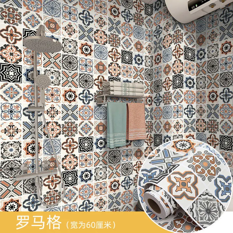 

Утолщенные наклейки на унитаз, водонепроницаемые настенные Стикеры, кухонные обои, самоклеящиеся обои для ванной комнаты, декоративные обо...