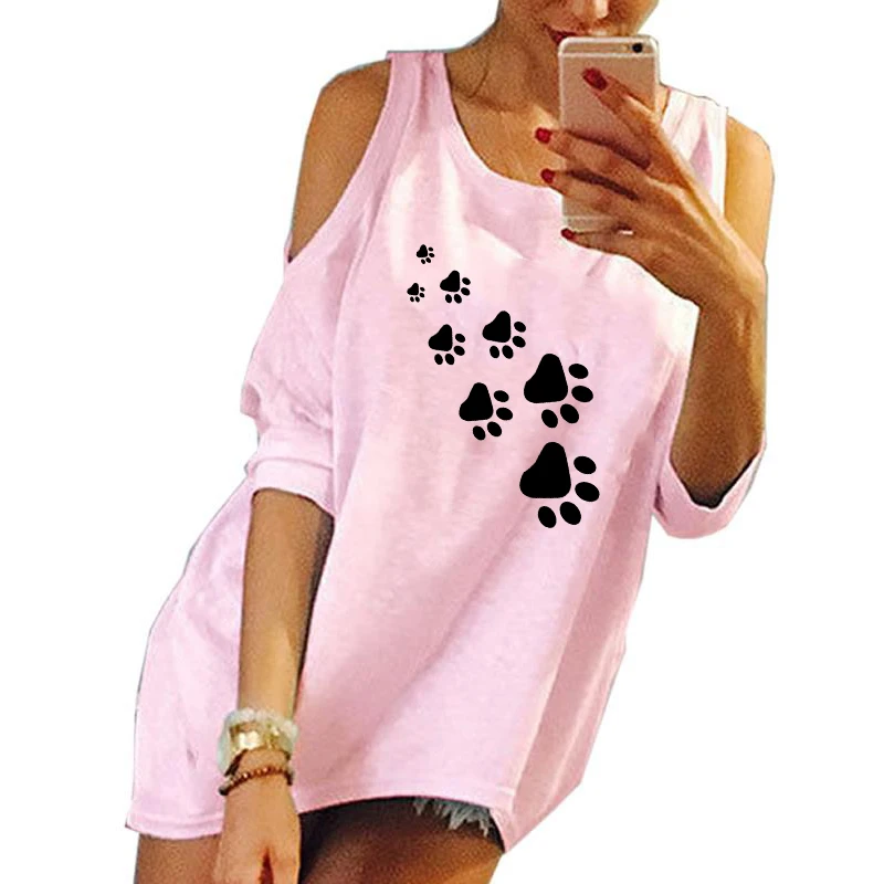 Женская футболка с открытыми плечами осенняя в стиле Харадзюку 2019 | одежда