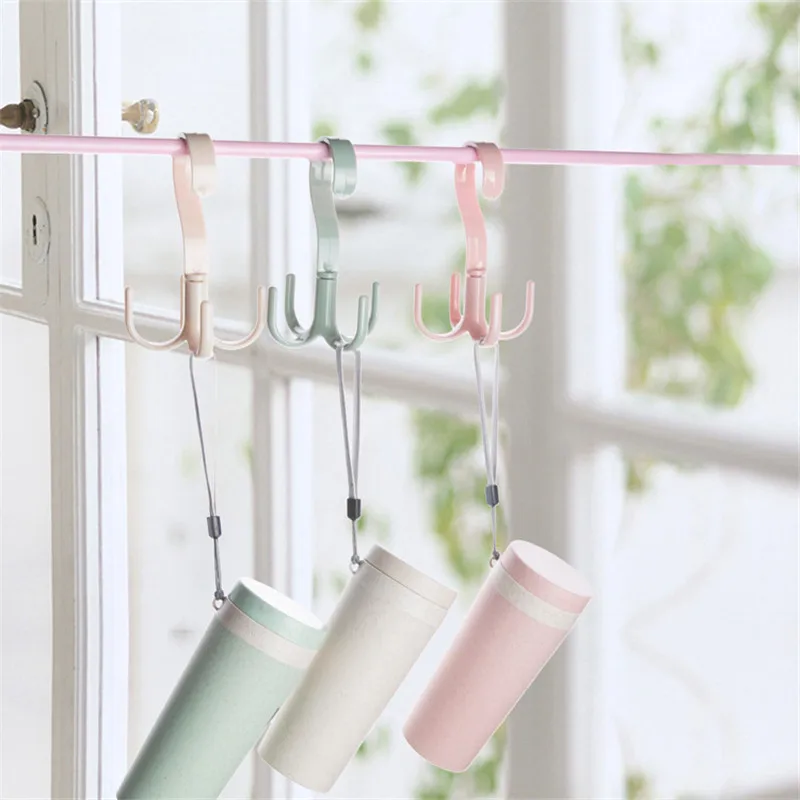 Вешалка для одежды и шарфа вешалка сумок переносная домашнего хранения полка