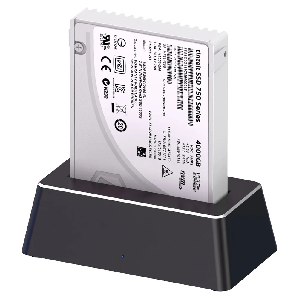 

2.5 inch U.2 PCI-E SSD to Type-C Adapter PCIE U.2 NVME Enclosure Hard Disk Box 10Gbps Transmission Bandwidth