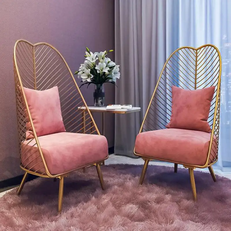 Светильник шный легкий скандинавский Одноместный маленький сетчатый диван