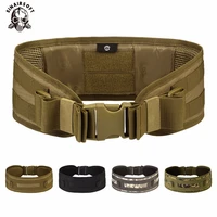 airsoft military nylon molle waist combat belt army tactical wargame cs outdoor sports equipment universal hunting accessories