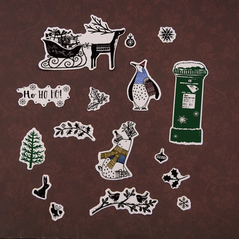 Рождественский олень животные прозрачный силиконовый штамп и Вырубные штампы DIY