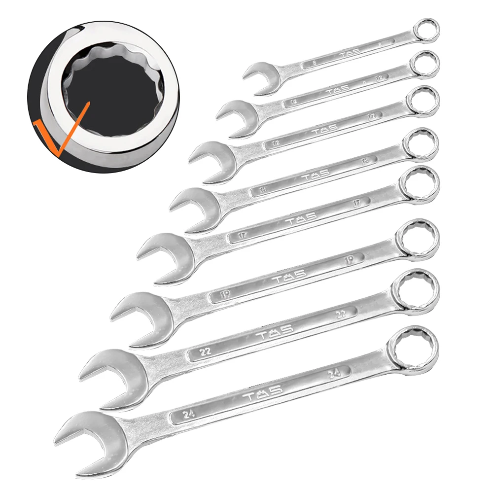 Набор инструментов для гаечного ключа 8 24 мм набор хромированных гаечных ключей с