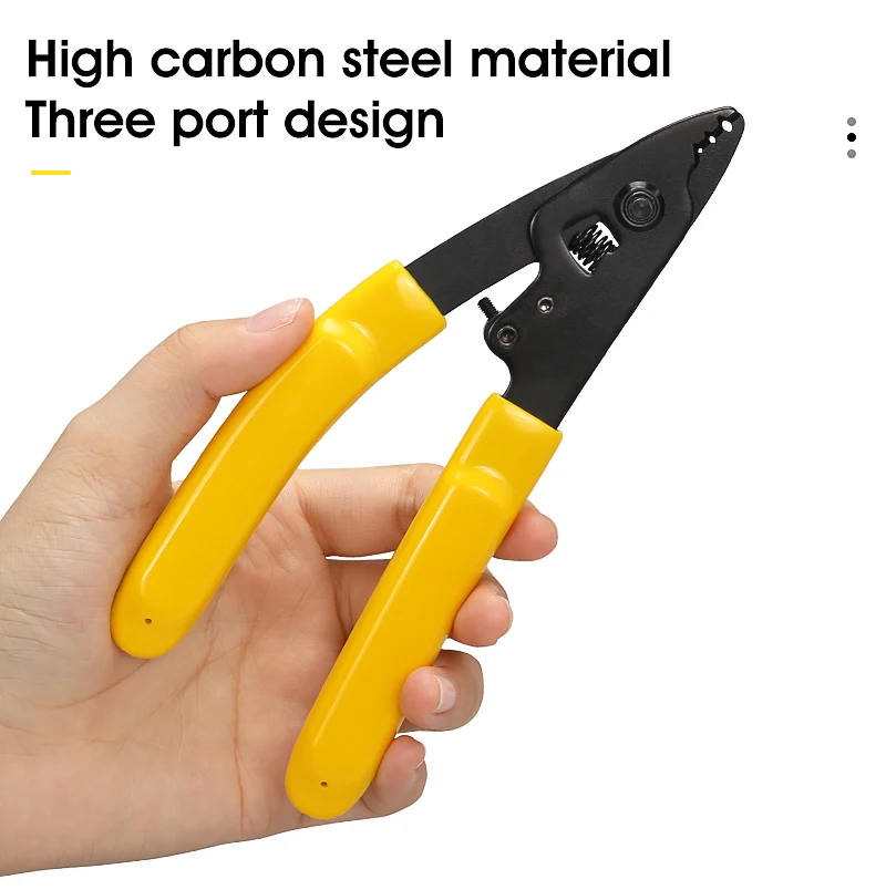 CFS-3 Three Mouth Pliers Stripping Pliers / Leather Cable Stripping Machine Wire Pliers / Scissors Three Sets
