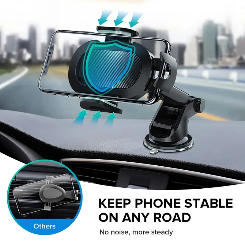 car phone bracket long arm suction mount holder cell phone car dashboard windshield mount free global shipping