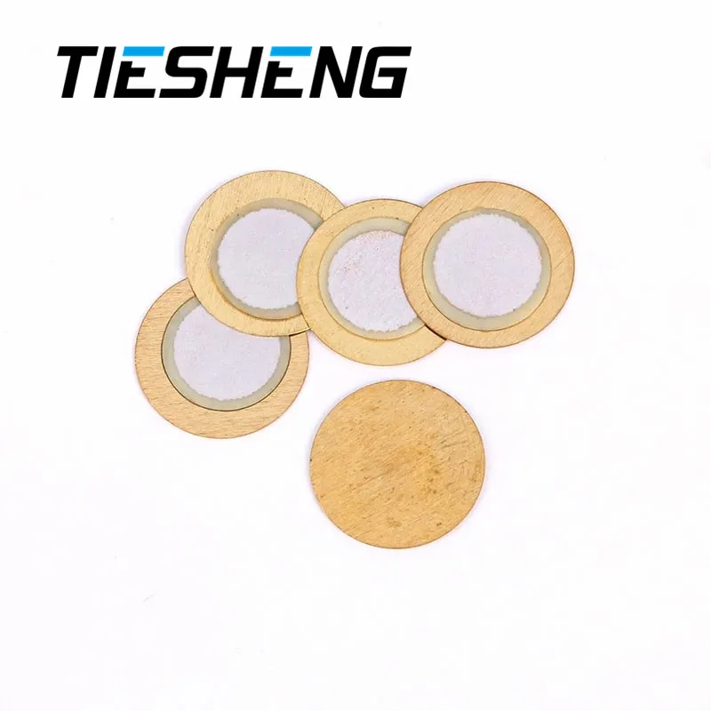 10pcs Piezo Elements Buzzer Sounder Sensor Trigger Drum Disc Copper Speaker 12MM 20MM 27MM 35MM 50MM Piezoelectric | Электронные