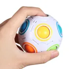 Креативный волшебный Радужный шар куб скоростной Головоломка мяч для детей Обучающие забавные подарки игрушки для детей взрослых снятие стресса