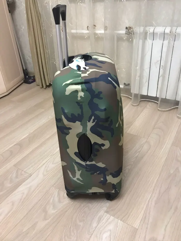 Армейский Камуфляж, аксессуары для путешествий, чехол для костюма, Защитные Чехлы 18-32 дюймов, эластичный багажный пылезащитный чехол, растягивающийся чехол