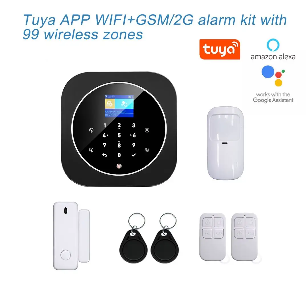CPVAN сигнализация для домашней охранной системы 433 МГц WiFi GSM Беспроводная Tuya