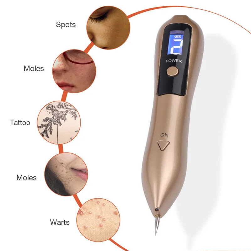 LCD Plasma Pen Laser Tattoo Mole Removal Machine Face Care Skin Tag Freckle Wart Dark Spot Remover LED Lighting | Инструменты