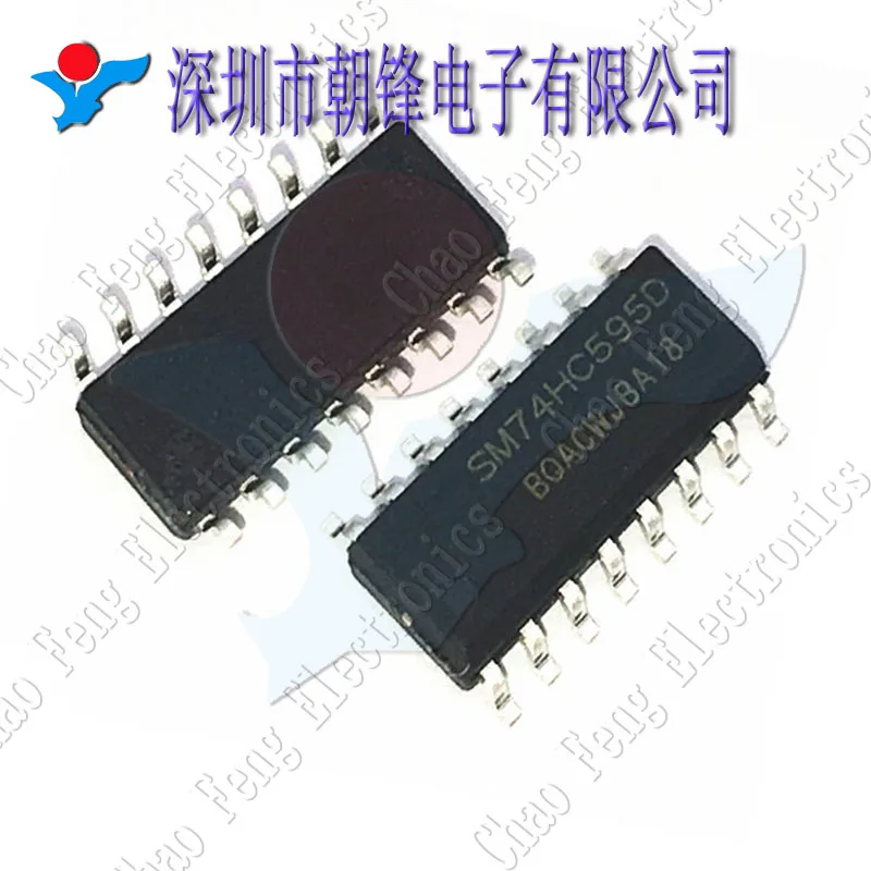Светодиодный драйвер SM74HC595D SM74HC595 SOP16 чип IC 50 шт. новинка оригинал|Запасные части| |