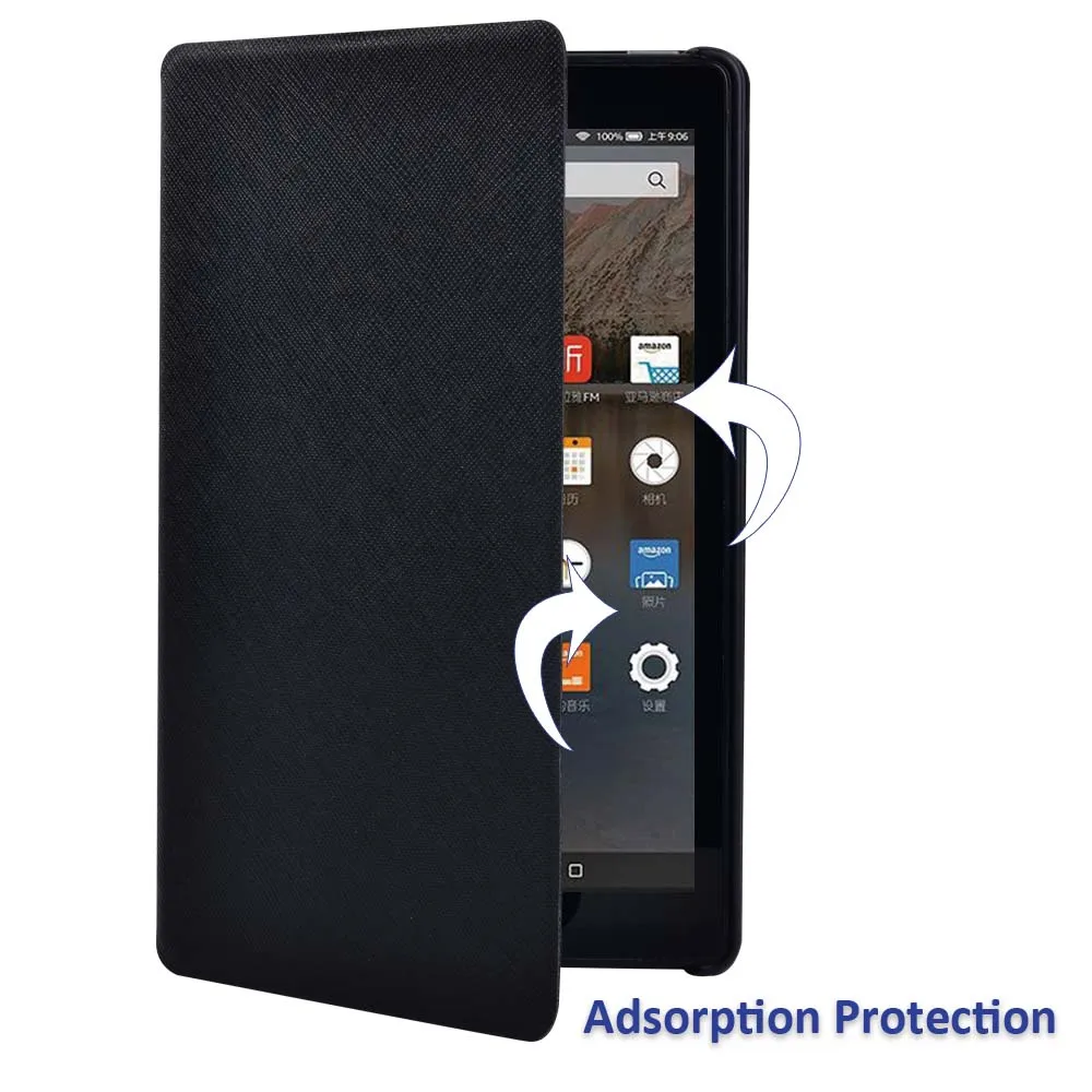 Чехол для планшета Amazon Fire 7/ HD 8/ 10 защитный чехол с защитой от падения и бесплатным