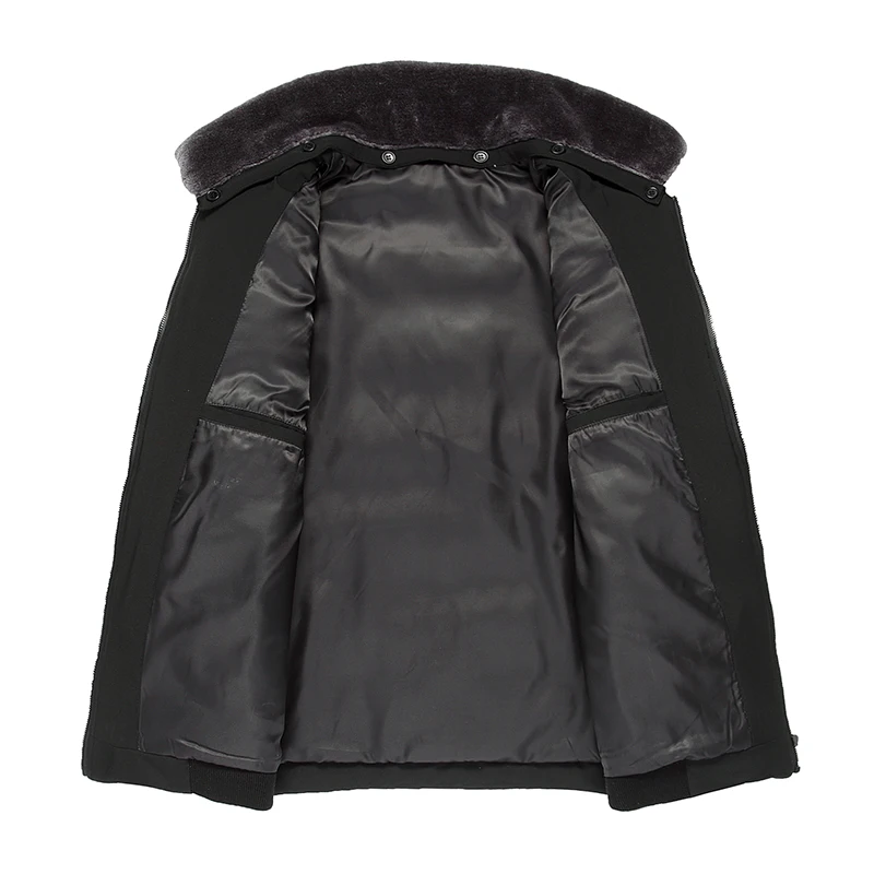 2019 модная Мужская ветрозащитная зимняя куртка для отдыха утолщенный теплый