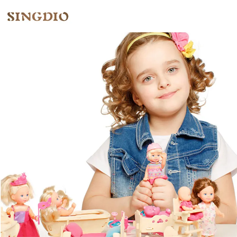 Симпатичная миниатюрная мебель сделай сам для праздника аксессуары кукольного