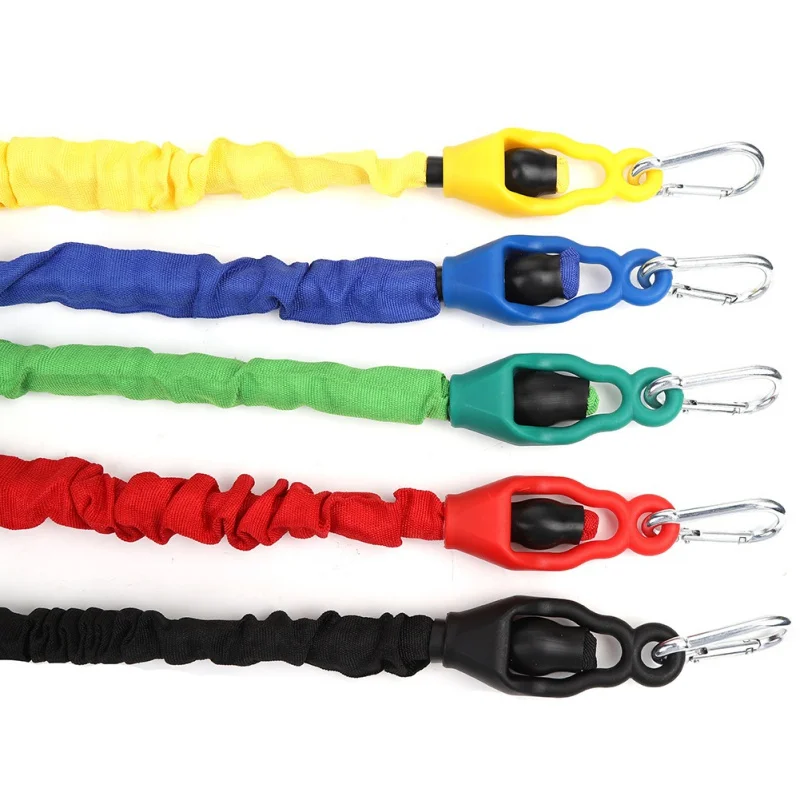 

11 PCS Latex Tension Band Set 100 LB With Protective Nylon Sleeves Fitness Elastic Bands For Training Workout Equipment