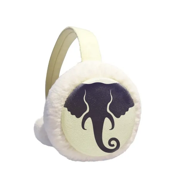 

Thailand I Love Thailand Heart Elephant Winter Earmuffs Ear Warmers Faux Fur Foldable Plush Outdoor Gift