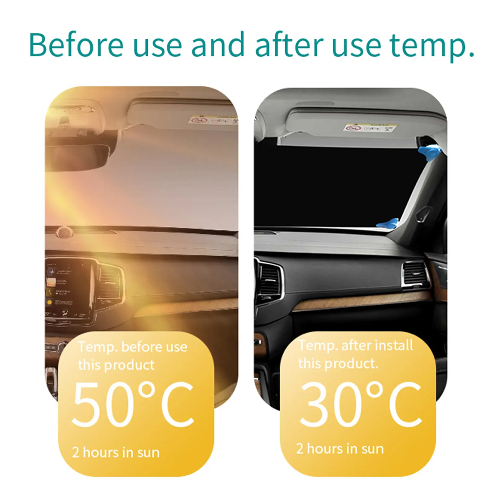 

Car Window Shade UV Auto Front Window Sunshade Covers RAY Blocking Foldable Front Window Sunshade Sun Shade UV Protection Hot