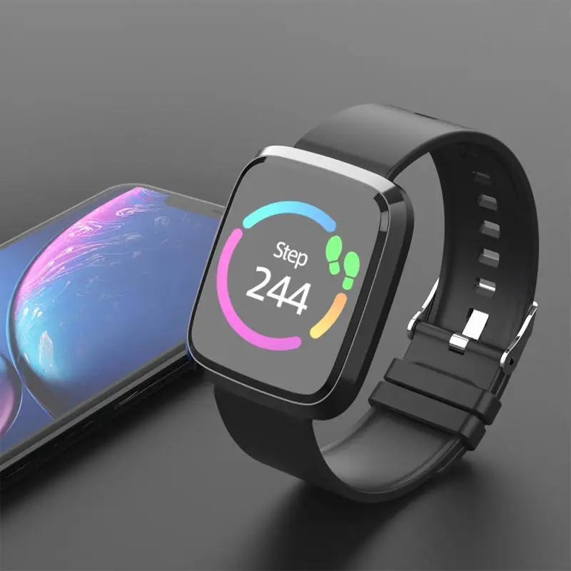 Смарт часы ST8 мужские с шагомером IP67 пульсометром и тонометром|Смарт-часы| |