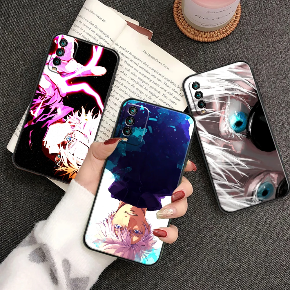 

Jujutsu Kaisen Phone Case For Xiaomi Redmi Note 9 10 Pro MAX 5G 9i 9AT 9 9T 9A 9C Anime Cartoon Carcasa Soft Funda Back Cover