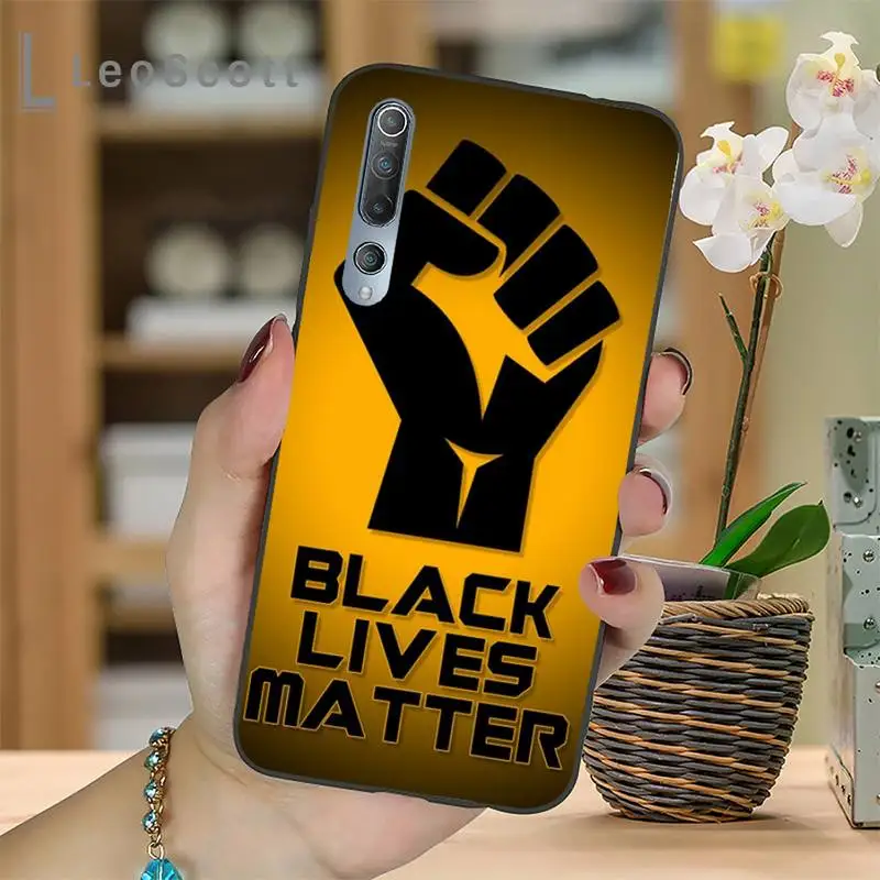 

Black Lives Matter Phone Case For Xiaomi Redmi 7 8 9t a3Pro 9se k20 mi8 max3 lite 9 note 9s 10 pro