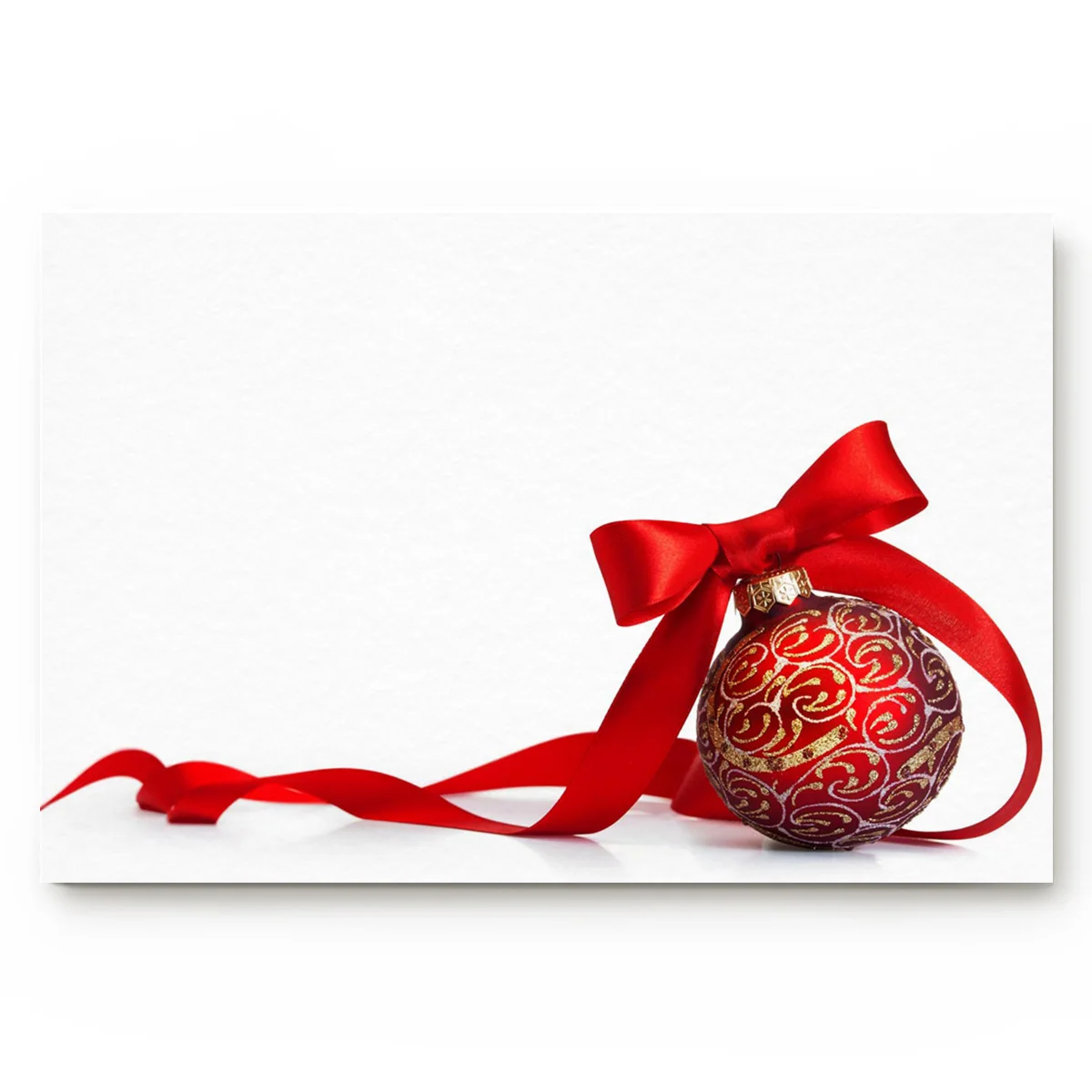 Рождественский шар красное украшение художественный бант Золотой великолепный
