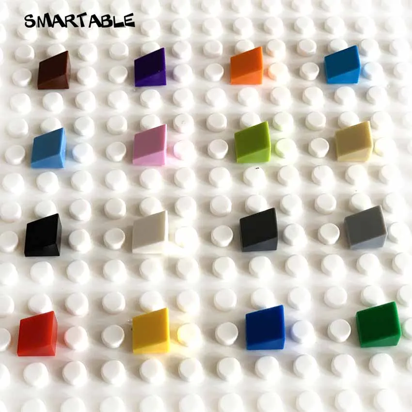 Скат Smartable 30 ° 1x1x 2/3 скат сыра строительные блоки MOC детали обучающие игрушки для