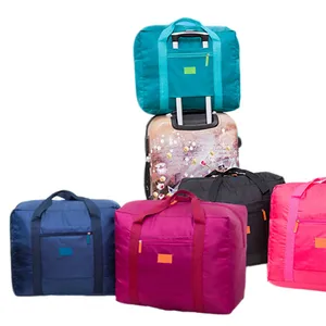 Портативная складная сумка для багажа, нейлоновые дорожные сумки, вместительная одежда, упаковочные кубики, спортивная сумка