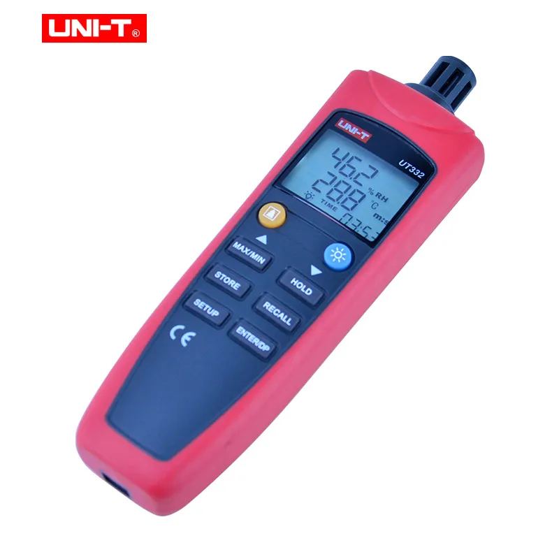 Цифровой Термогигрометр UT331 UT332 промышленный Измеритель температуры и влажности