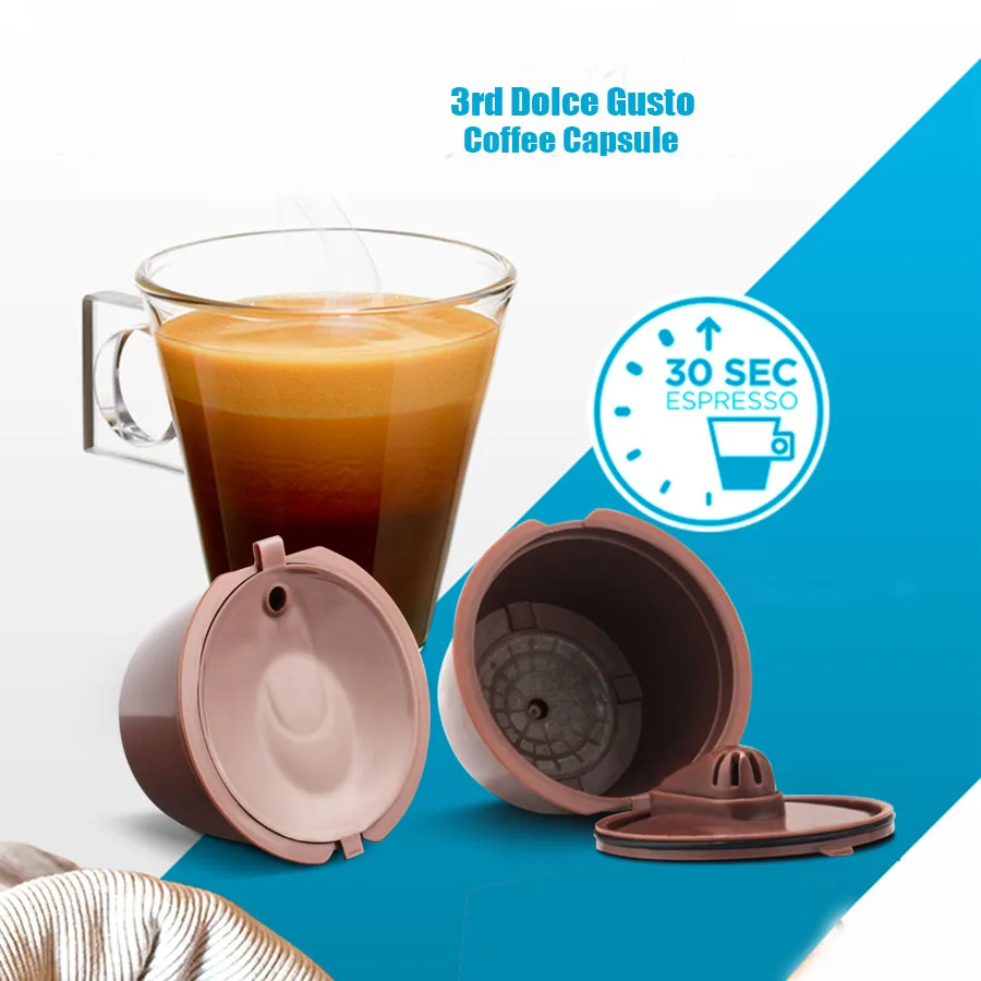 Многоразовая кофейная капсула Dolce Gusto 3 я пластиковая многоразовая совместимая
