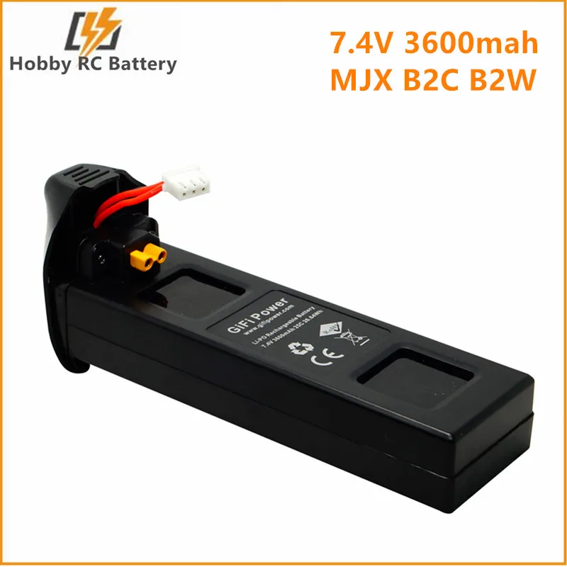 Обновление 7 4 V 3600mah LiPo батарея для MJX B2C B2W RC Дрон высокое качество запасные части