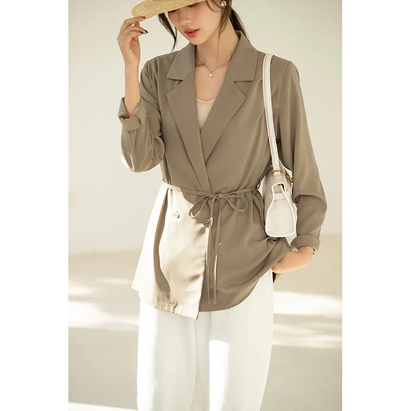 

Autumn Spring casual blazer Outwear Women office lady Short Suit black jacket blazer oversize Female blazer coat 2021 JW30