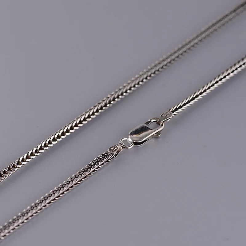 Колье S925 Серебряные предметы Кулон Ретро стиль Тайское Серебро оптовая торговля